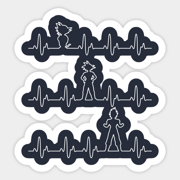 A Song of Goku Sticker by ShaDesign